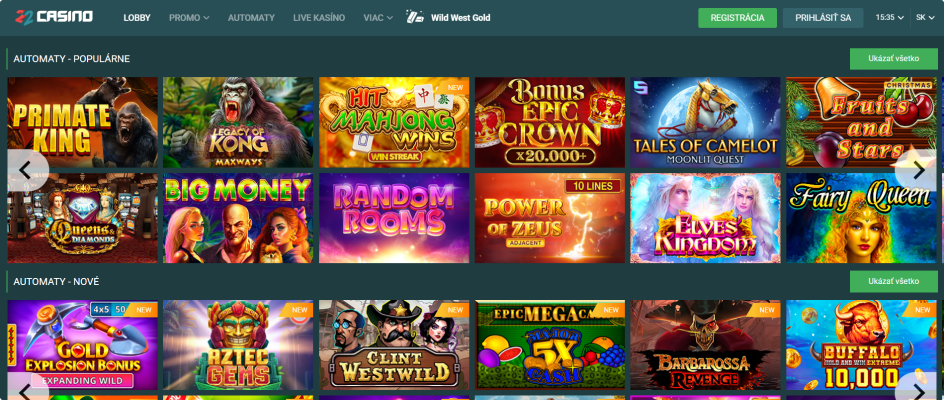 22Casino Obrovská Zbierka Hier 22Casino Obrovská Zbierka Hier